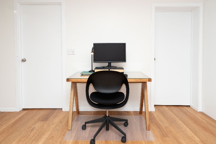 Desk and docking station