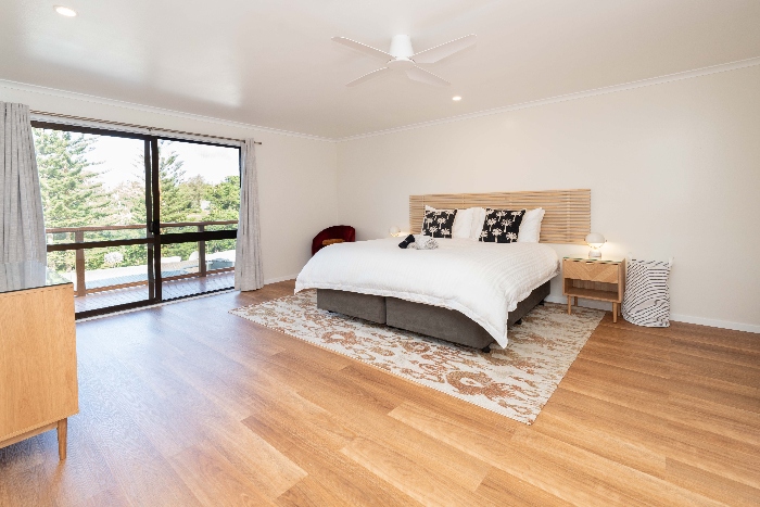 Spacious master bedroom